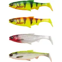 Savage Gear Jig SG 3D River Roach 10 cm 10 g Dark Water Mix 4-pack