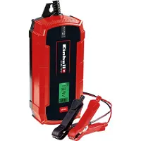 Einhell CE-BC 10 M, 12 V, 220 - 240 V, 50 hz, LCD, Svart, Röd