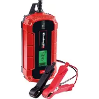 Einhell CE-BC 4 M, 12 V, 220 - 240 V, 50 hz, LCD, IP65, Svart, Röd