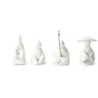 Kikkerland Jiang Taigong Tepåsehållare (4-pack), Vit
