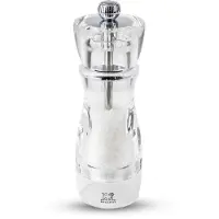 Peugeot Vittel, Saltkvarn, Transparent, Vit, Akryl, 160 mm