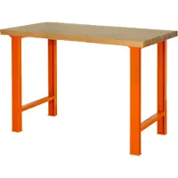 Bahco Arbetsbänk I Kastanj För Tung Industri Med 4 Ben 1500 Mmx750 Mmx1030 Mm