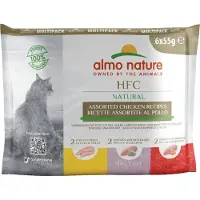 Almo Nature HFC Natural kyckling mixpaket våtfoder katt (55 g)