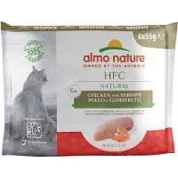 Almo Nature HFC Natural kyckling med räkor våtfoder katt (55 g)