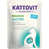 Kattovit Feline Diet Gastro Kalkon + Ris 85 g