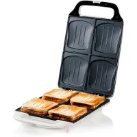 Domo DO9064C Family Croque XXL - Sandwichaster - 1,8 kW