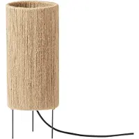 Made By Hand Bordslampa , Beige, Vardagsrum, Tyg / textil, Vintage / retro