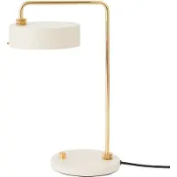 Made By Hand Bordslampa , Vit, Vardagsrum, Metall