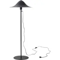 Pholc Golvlampa , Svart, Vardagsrum, Aluminium