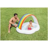 Intex Rainbow Baby Pool, 82L, 142x119x84 cm