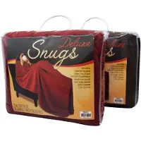 Mikamax Snugs Deluxe Pläd - Röd - Röd