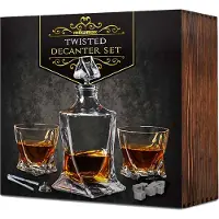 Mikamax Twisted Decanter Set