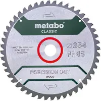 Metabo precision cut wood - classic 628061000 Cirkelsågblad 254 x 30 mm Antal tänder (per tum): 48 1 st