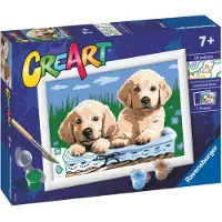 Ravensburger CreArt Paint by Numbers Söta Hundvalpar Ravensburger