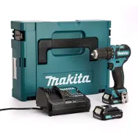 Makita Skruvdragare/borr DF332DSAJ; 12 V; 2x2,0 Ah batt.