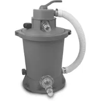 Exit Frame Pool ø488x122cm (12v Sand filter) - Grå