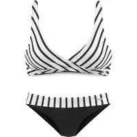 LASCANA Bikini svart / vit