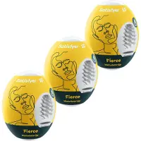 Satisfyer Egg Fierce - äggmasturbator set - 3 stycken