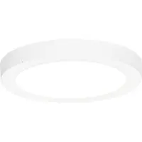 QAZQA Spotlight för utanpåliggande eller infälld montering vit 18 cm inkl. LED 3-stegs Dim to Warm med DIP-switch - Trans