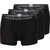Ralph Lauren för män. 714835885002 3 boxershorts i svart stretchbomull (XXL), Hemkläder, Elastan