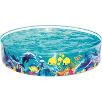 Bestway 55030, Uppblåsbar pool, 749 l, Rund, 2 År, PVC, Vinyl, Multifärg