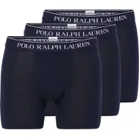 Ralph Lauren för män. 714835887001 Set om 3 boxershorts i marinblå bomull (XL), Hemkläder, Marino