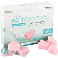 Joydivision Soft Tamponger 50 stk - Ljusrosa - Ljusrosa