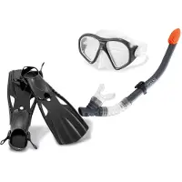 Intex Reef Rider Sport Set L 41-45 Snorkelset med simfötter