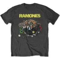 Ginza.se Ramones: Unisex T-Shirt/Road to Ruin (Charcoal Grey) (Small)