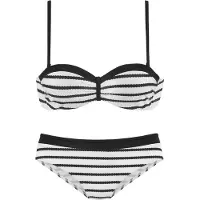 LASCANA Bikini svart / vit