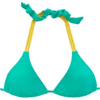 Venice beach Bikiniöverdel 'Anna' limone / mint