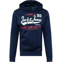Jack & Jones Sweatshirt marinblå / röd / vit