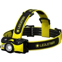 Led Lenser iH9R, Hovedbånd lommelygte, Sort, Gul, IPX4, LED, 600 lm, 200 m