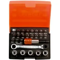 Bahco 2058/S26-2 Hylsnyckelsats 1/4 26 delar 2058/S26-2