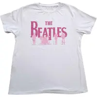 Ginza.se The Beatles: Unisex T-Shirt/Band Silhouettes (White) (Puff Print) (Large)
