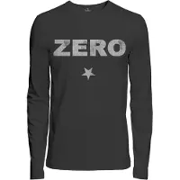 Ginza.se The Smashing Pumpkins: Unisex Long Sleeve T-Shirt/Zero Distressed (Black) (X-Large)