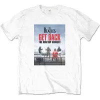 Ginza.se The Beatles: Unisex T-Shirt/Rooftop Concert (White) (XX-Large)