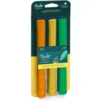 3Doodler Refill START Mix 2 Grön, Gul, Orange 75-Pack