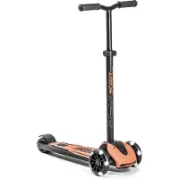 Scoot & Ride Highway Kick 5 - LED - Peach - - One Size - Sparkcykel
