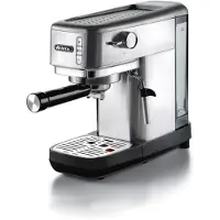 Ariete 1380 - Kaffemaskin med mjölkskummare - 15 bar - silver