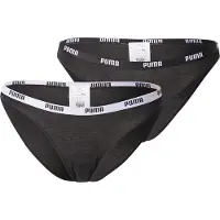 Puma Panties 2 Units Svart S Kvinna