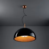 LEDS-C4 Design pendellampa UMBRELLA, dimbar, Svart, Vardagsrum / matsal, Metall, Design, Pendellampa
