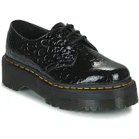 Dr. Martens 1461 Quad 3-eye Patent Lamper Leopard Embross Skor