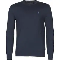 Ralph Lauren för män. 710684957001 Bomullsjersey med smal passform marinblå (XS), Casual, Klassisk, Marino