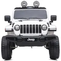 Leggodt Jeep Wrangler Rubicon 12V elbil, vit