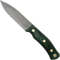 Casström No.10 Swedish Forest Knife - Grön Micarta med Eldstål Rostfritt