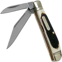 SCHRADE Old Timer Dog Leg Jack 72OTB Saw Cut Bone slipjoint pocket knife