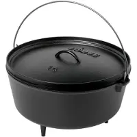 Lodge Camp Dutch Oven incl. lid L14DCO3, Contents approx. 9.5 L