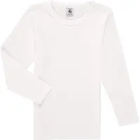 Petit Bateau Långärmade T-shirts KELOMA pojkar - Vit - 4 år