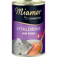 Miamor Drickbar soppa med anka för katter 12x135 g